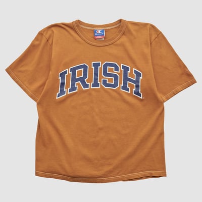 Notre Dame Fighting Irish Champion 2000s T-shirt - Clay - S by Fanatics Real Vintage