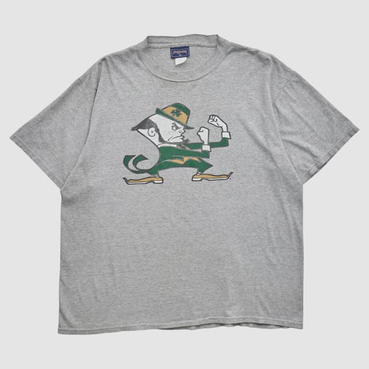 Notre Dame Fighting Irish Jansport 2000s T-shirt - Heather Gray - XL by Fanatics Real Vintage