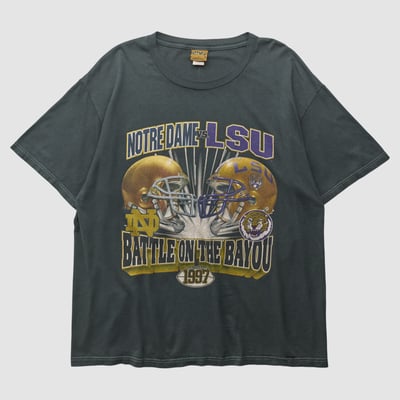 Notre Dame Fighting Irish Nutmeg Mills 1997 T-shirt - Black - 2XL by Fanatics Real Vintage