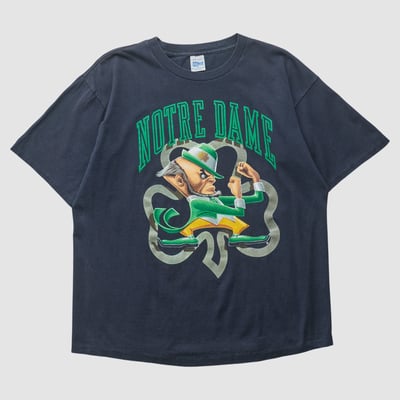 Notre Dame Fighting Irish Salem Sportswear 90s T-shirt - Black - XL by Fanatics Real Vintage
