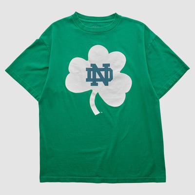 Notre Dame Fighting Irish Team Edition Apparel 2000s T-shirt - Green - M by Fanatics Real Vintage