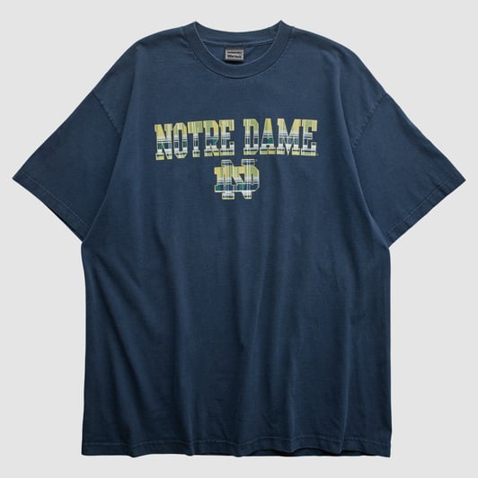 Notre Dame Fighting Irish Team Edition Apparel 2000s T-shirt - Navy - XL by Fanatics Real Vintage