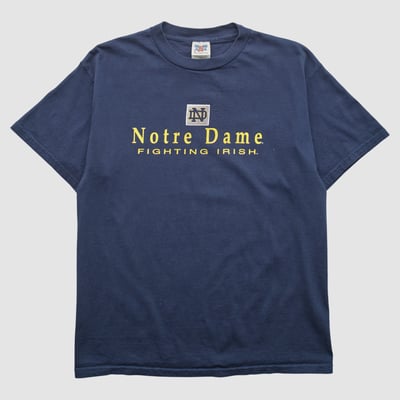 Notre Dame Fighting Irish TNT 90s T-shirt - Navy - L by Fanatics Real Vintage
