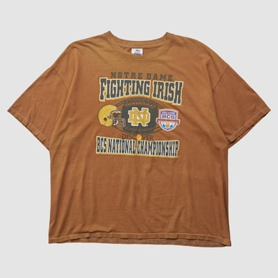Notre Dame Fighting Irish Tri-Lake 2013 T-shirt - Clay - 2XL by Fanatics Real Vintage