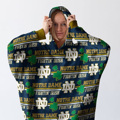 Notre Dame Fighting Irish Pegasus Wave Ultra Soft Fan Cape