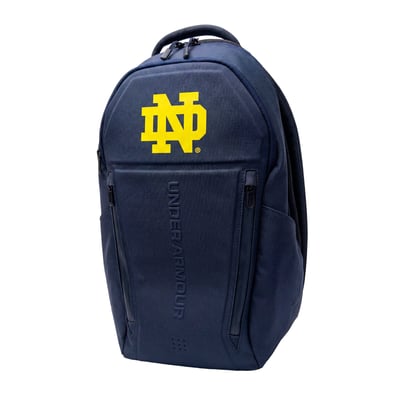  Notre Dame Fighting Irish Under Armour No Weigh Backpack - Navy