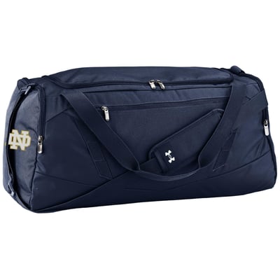  Notre Dame Fighting Irish Under Armour Undeniable Duffle - Navy