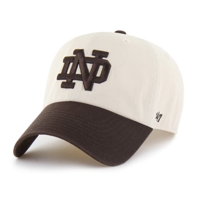 Notre Dame Fighting Irish '47 Unisex Clean Up Adjustable Hat - Natural/Brown