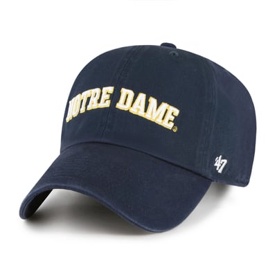  Notre Dame Fighting Irish '47 Unisex Clean Up Adjustable Hat - Navy