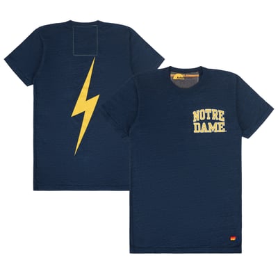Notre Dame Fighting Irish Aviator Nation Unisex Tri-Blend T-Shirt - Navy