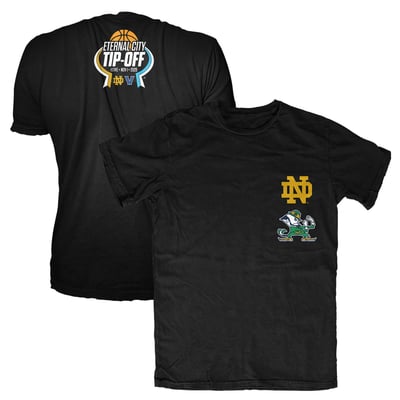 Notre Dame Fighting Irish Unisex 2026 Eternal City Tip-Off T-Shirt - Black