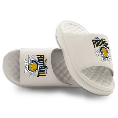 Notre Dame Fighting Irish ISlide Unisex Football Kickoff Motive Slide Sandals - Cream