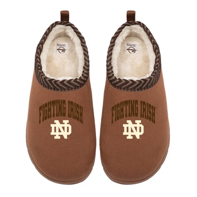 Notre Dame Fighting Irish ISlide Unisex Tonal Pop Mission Slippers - Tan
