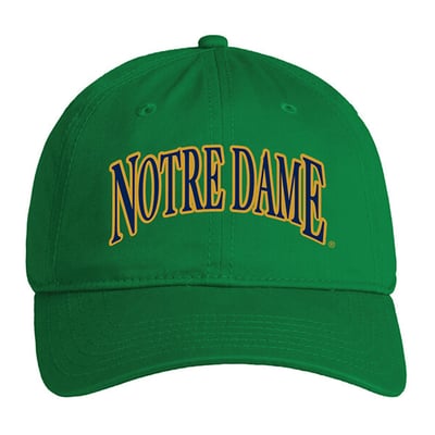  Notre Dame Fighting Irish Under Armour Unisex Washed Cotton Iso-Chill Adjustable Hat - Green