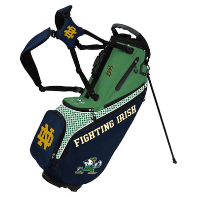 Notre Dame Fighting Irish WinCraft Back Nine Stand Golf Bag