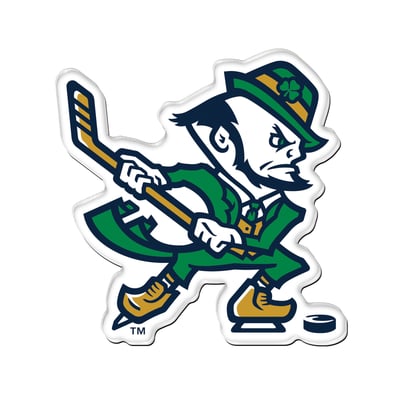Notre Dame Fighting Irish WinCraft Hockey Mascot Acrylic Fridge Magnet