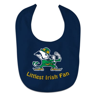 Notre Dame Fighting Irish WinCraft Little Fan All-Pro Baby Bib