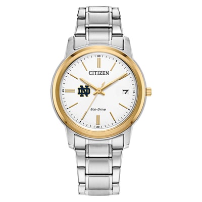 Notre Dame Fighting Irish Citizen Watch Women's Eco-Drive Two-Tone Steel Watch