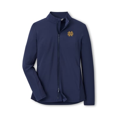 Notre Dame Fighting Irish Peter Millar Women's Dunes Full-Zip Jacket - Navy