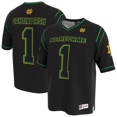  Notre Dame Fighting Irish GameDay Greats Youth Lightweight Collegiate Football Fashion Jersey - Black