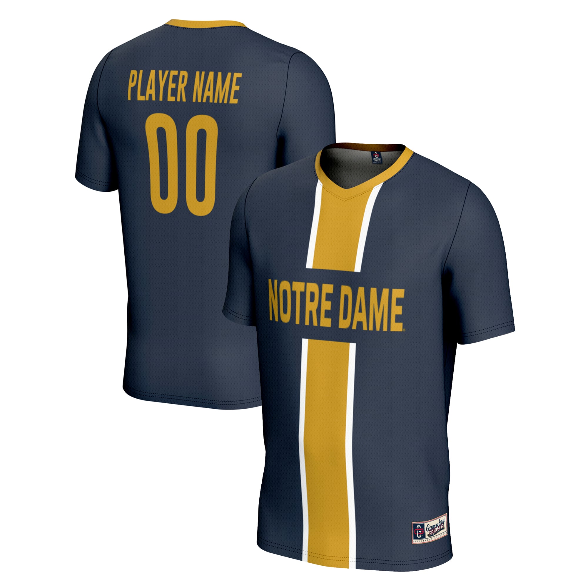 Notre Dame Fighting Irish Youth Pick A Player NIL Men's Soccer Jersey Navy