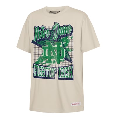 Notre Dame Fighting Irish Mitchell & Ness Youth Collegiate T-Shirt - Natural
