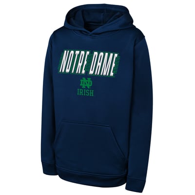 Notre Dame Fighting Irish Outerstuff Youth Sack Party Performance Hoodie - Navy
