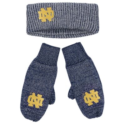 Notre Dame Fighting Irish ZooZatz Lurex Headband & Mittens Bundle