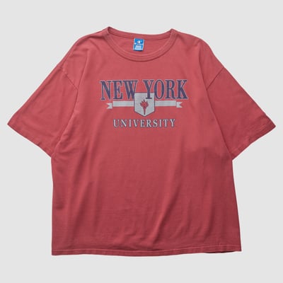 NYU Violets Champion 90s T-shirt - Red - 3XL by Fanatics Real Vintage