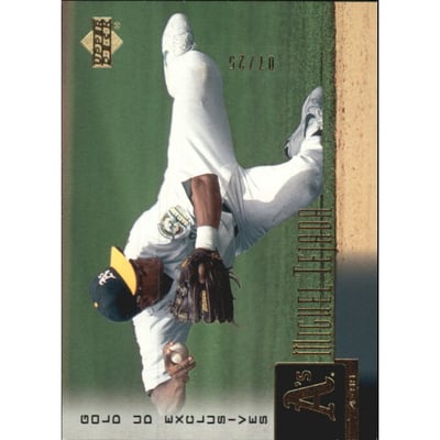 2001 Upper Deck Exclusives Gold #54 Miguel Tejada