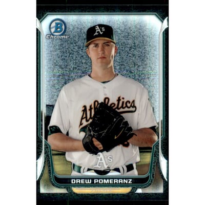 2014 Bowman Chrome Black Static Refractors #216 Drew Pomeranz