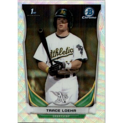 2014 Bowman Chrome Draft Silver Wave Refractors #CDP108 Trace Loehr