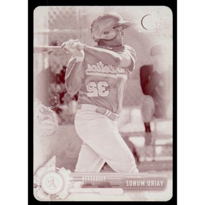 2017 Bowman Chrome Mini Prospects Printing Plates Magenta #BCP203 Yairo Munoz