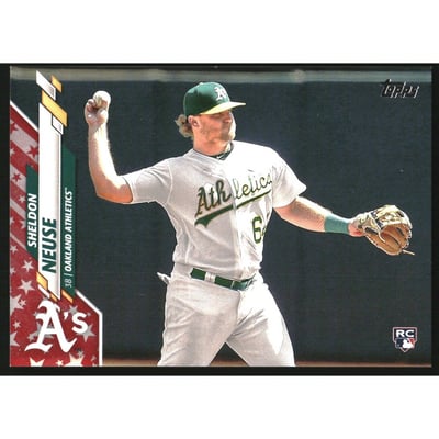 2020 Topps Independence Day #699 Sheldon Neuse