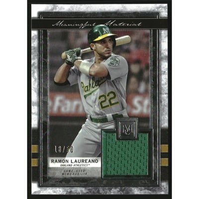 2020 Topps Museum Collection Meaningful Material Relics #MMRRLA Ramon Laureano