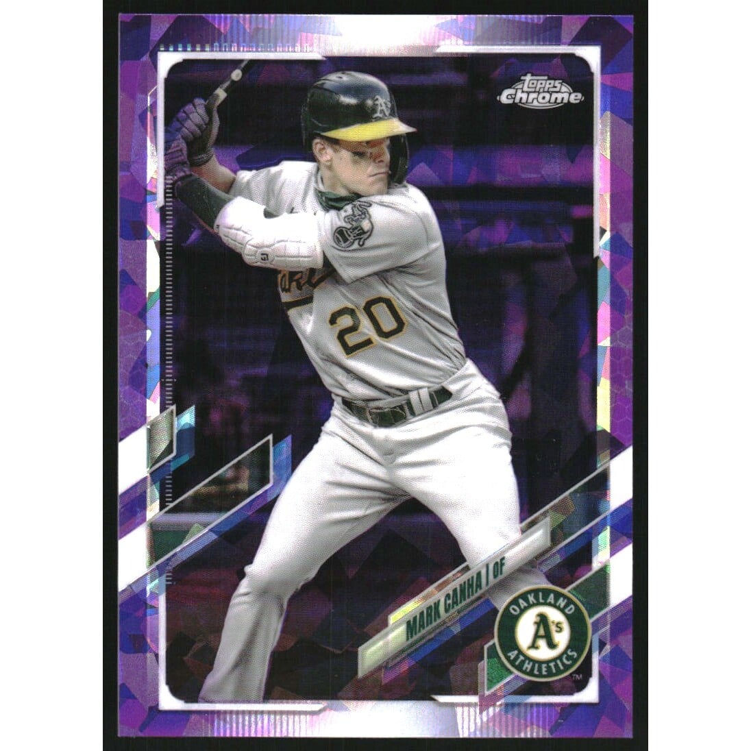 2021 Topps Chrome Sapphire Purple Refractors #262 Mark Canha