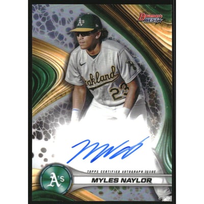 2024 Bowman's Best Best of '24 Autographs Refractors #B24MN Myles Naylor