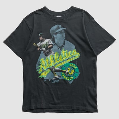 Jose Canseco Salem Sportswear 90s T-shirt - Black - M by Fanatics Real Vintage