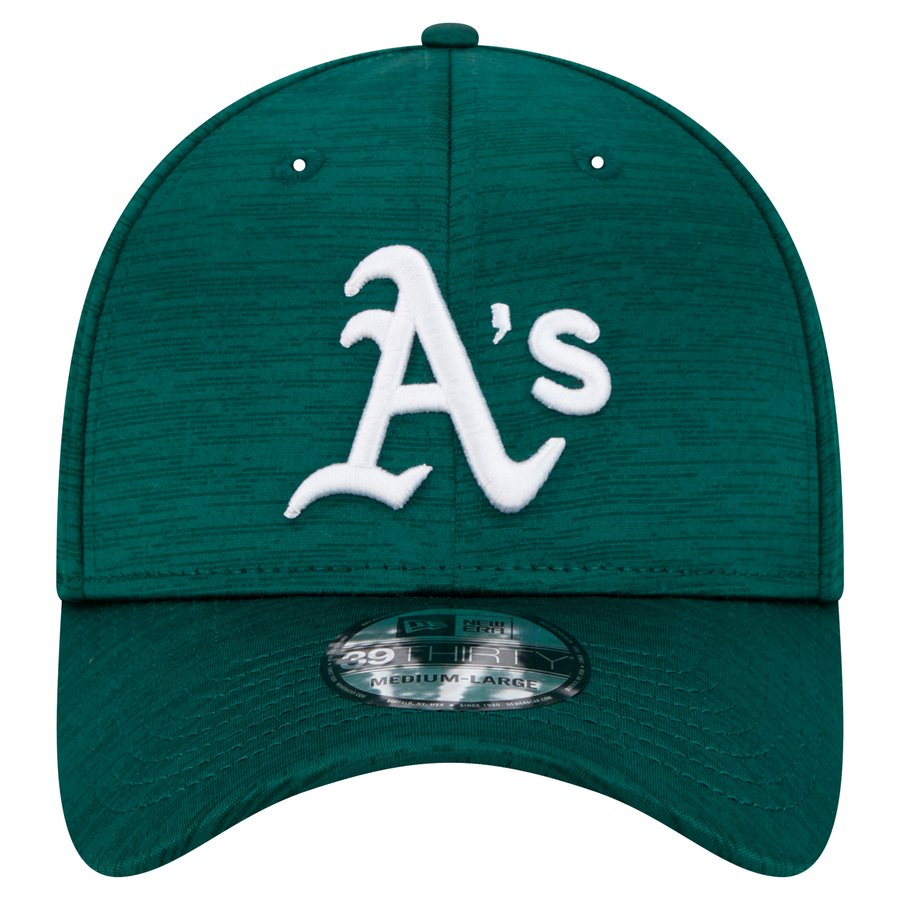 Men's Oakland Athletics New Era Green Tech 39THIRTY Flex Hat