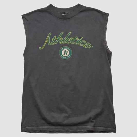 Oakland Athletics CSA 2000s Tank - Black - S by Fanatics Real Vintage