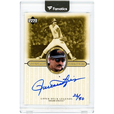 Rollie Fingers Oakland Athletics Autographed 2000 Upper Deck Legends Legendary Signatures #S-RF #26/50 Card 