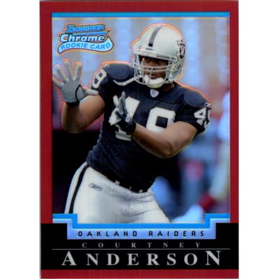 2004 Bowman Chrome Red Refractors #153 Courtney Anderson