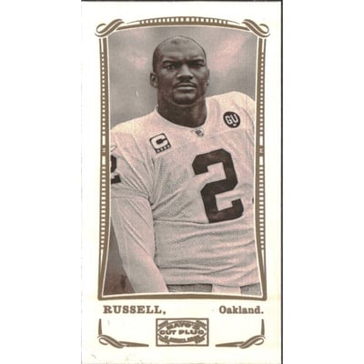 2009 Topps Mayo Mini Red Back #110 JaMarcus Russell