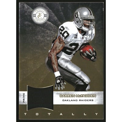 2011 Totally Certified Gold Materials Prime #47 Darren McFadden/49