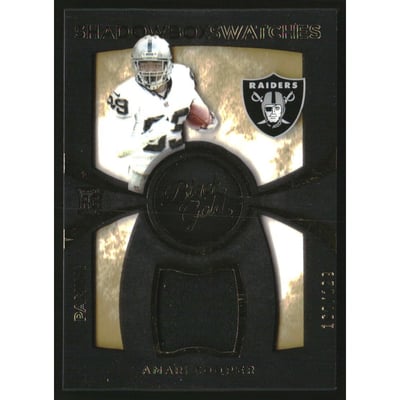 2015 Panini Black Gold Shadowbox Swatches #SBSAC Amari Cooper/199