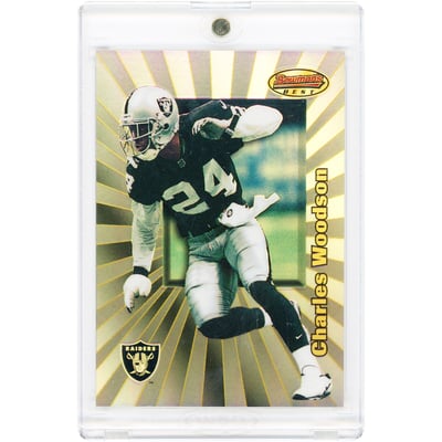 Charles Woodson Oakland Raiders 1998 Bowman Best Refractor #101 #94/400 Rookie Card 