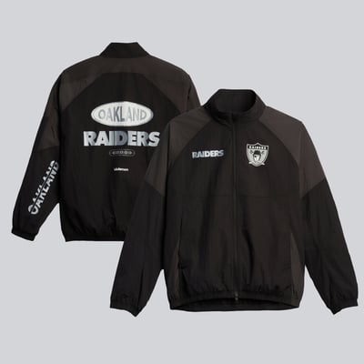 Oakland Raiders lululemon Nylon Oversized Track Jacket - Black