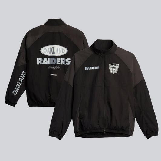 Oakland Raiders lululemon Nylon Oversized Track Jacket - Black