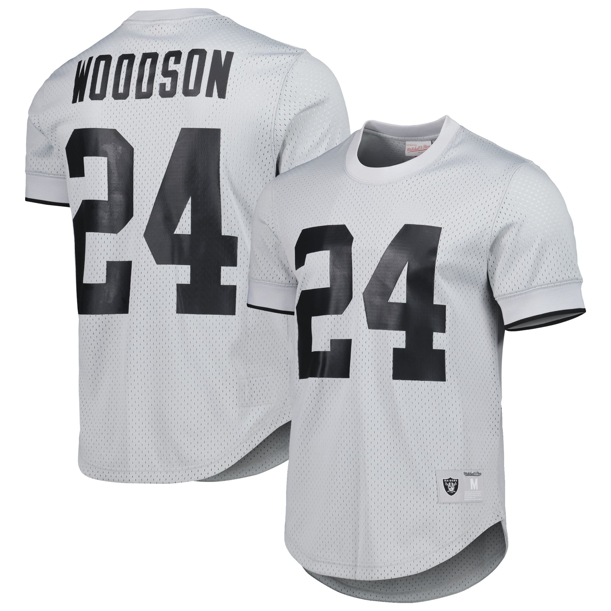 Men's Oakland Raiders Charles Woodson Mitchell & Ness Gray Retired