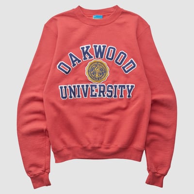 Oakwood University Ambassadors Champion 2010s Pullover Sweatshirt - Red - XS by Fanatics Real Vintage